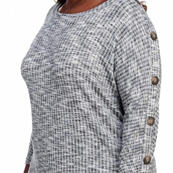 Silverware black and white long sleeve knit - Picture 3 of 10